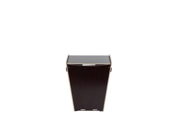 A small yet efficient 20-liter brown recycling bin, perfect for limited spaces requiring sustainable waste management.