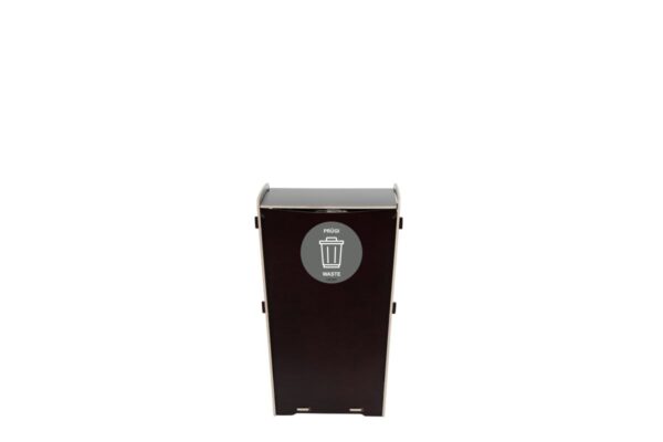 Recycling bins 60L brown with 1 compartment, ideal for efficient waste management at home