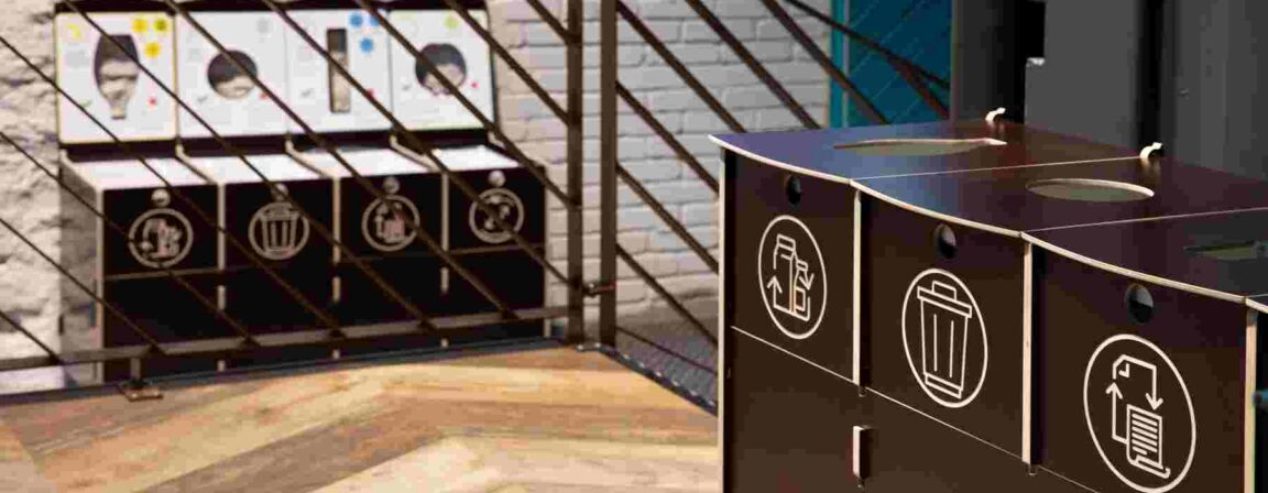Sortaider Design House – Red Dot Award winning waste sorting bins combining functionality and aesthetics