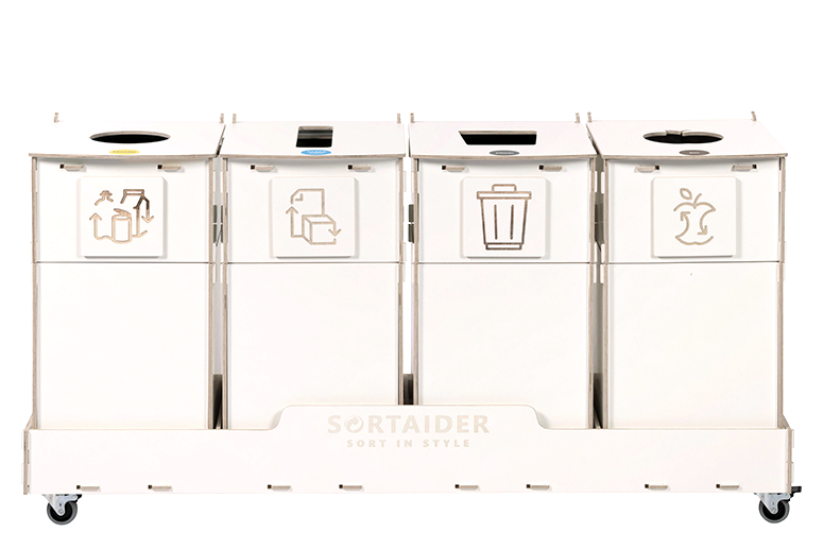 Recycling bins Sorter