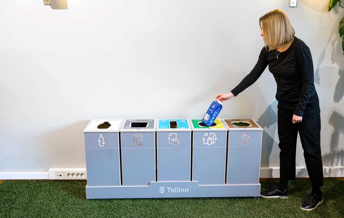 Källsortering är utformade för organiserad användning av avfallsbehållare i rena och effektiva miljöer.