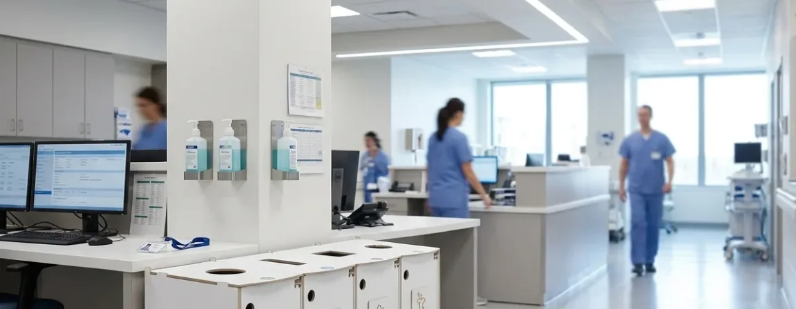 Hospital sorting station