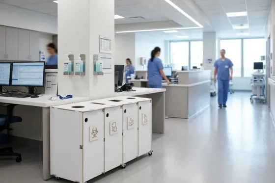 Hospital sorting station