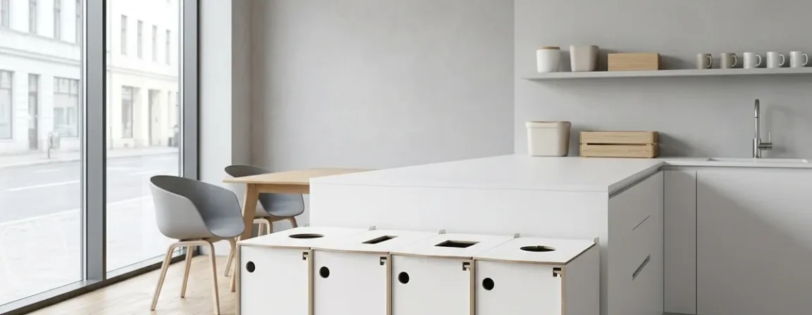 Ecolong office recycling station