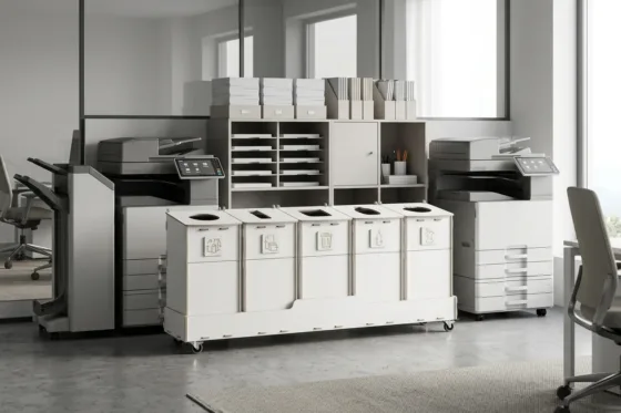 Office sorting station