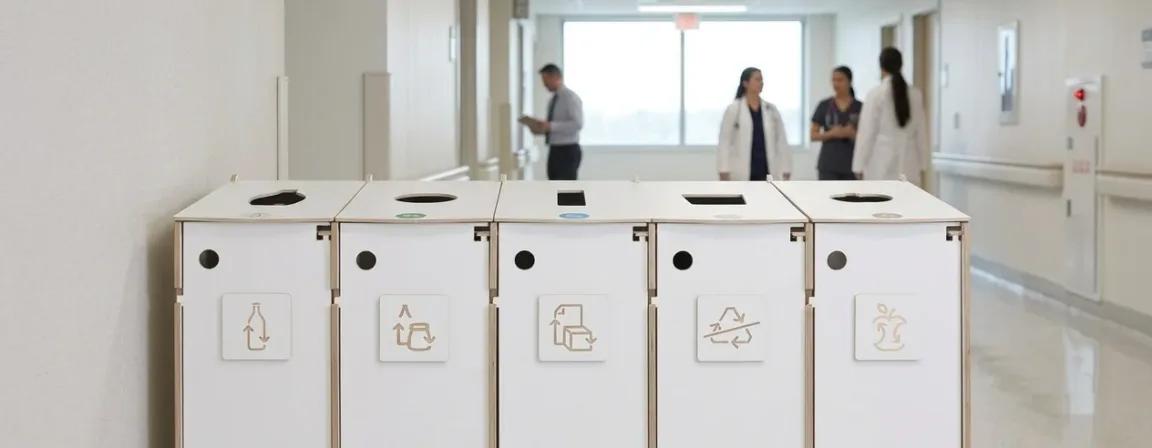 Modular bins hallway