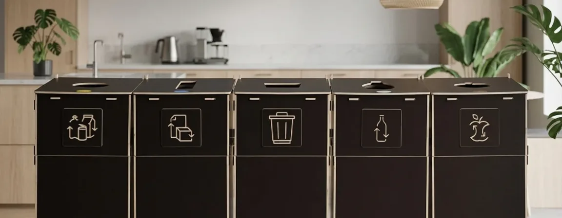 Ren återvinningsstation kontor