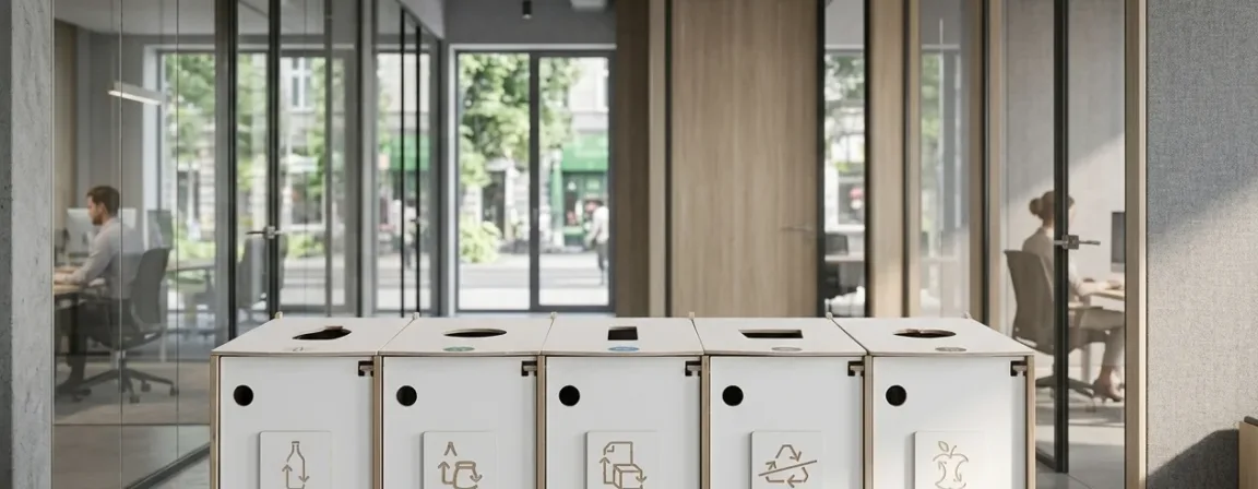 Office recycling hub