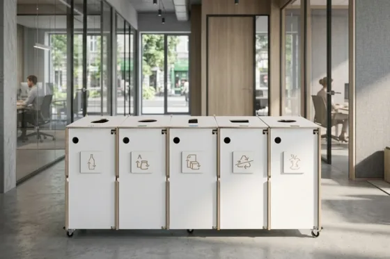 Office recycling hub