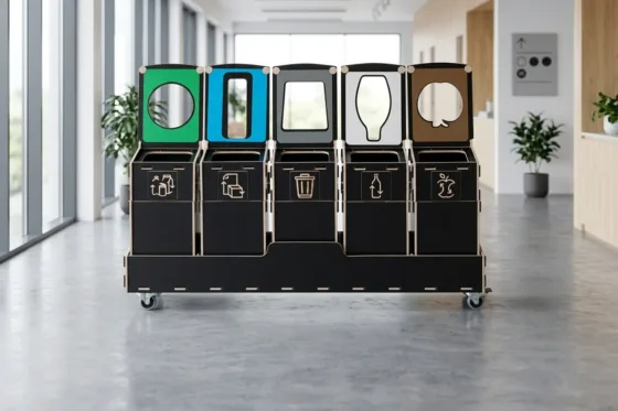 Icon labeled office bins