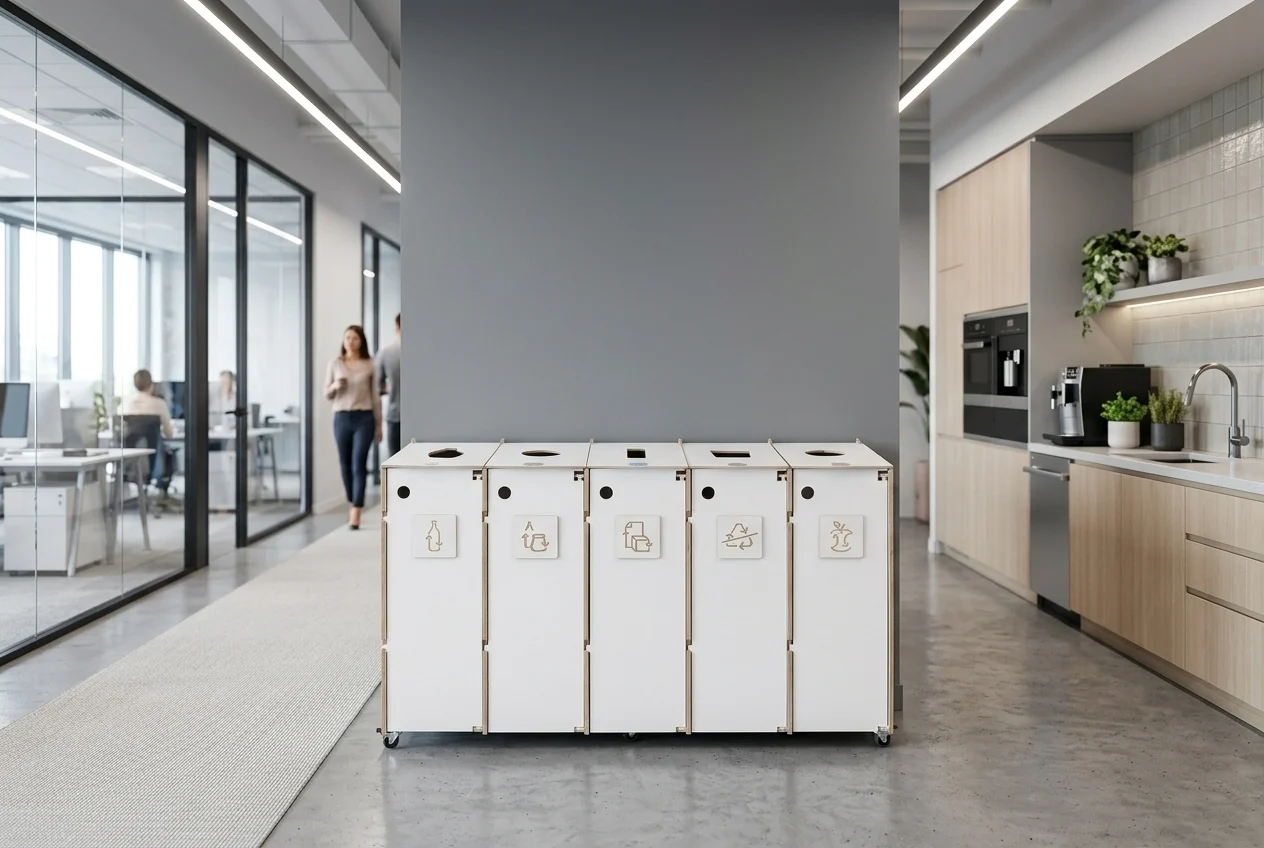 Central office recycling hub