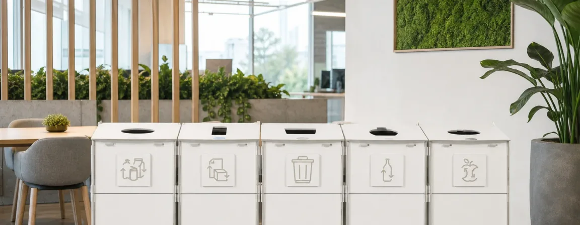 Office recycling station