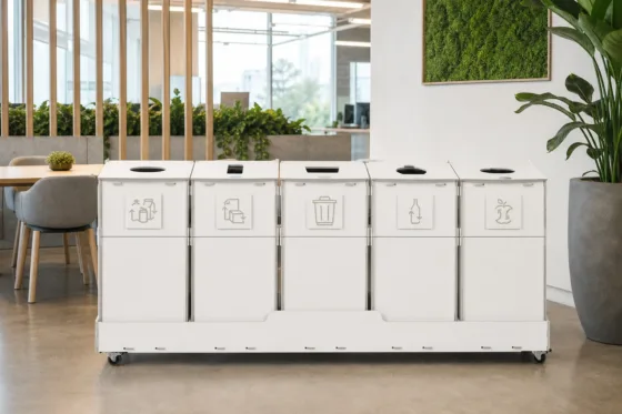 Office recycling station