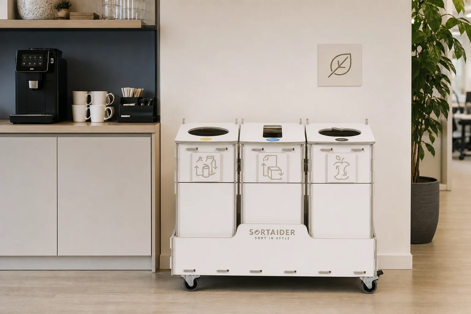 Büroo biojäätmete sorteerimisjaam