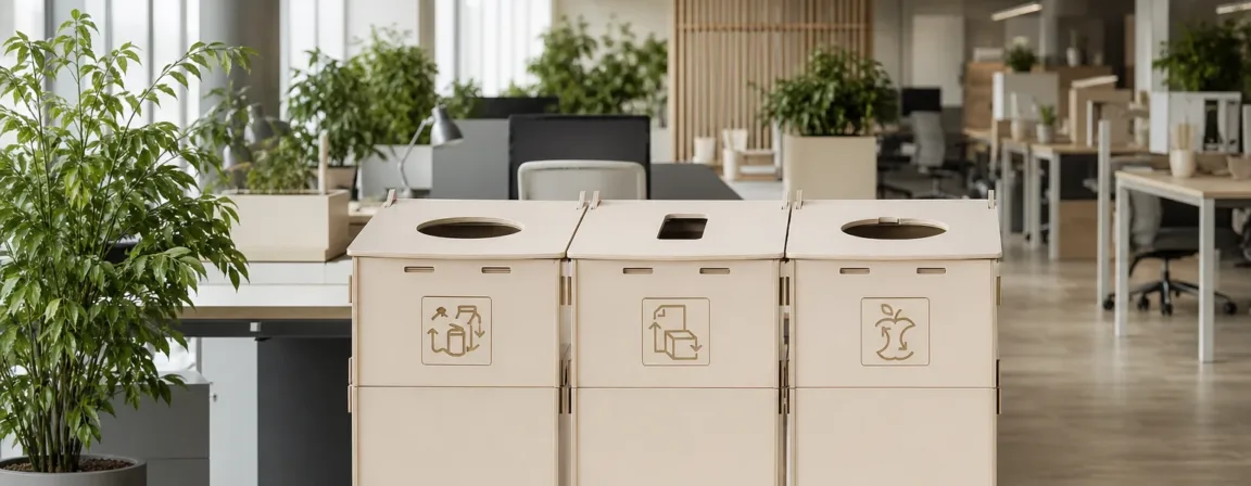 Sustainable office sorting station
