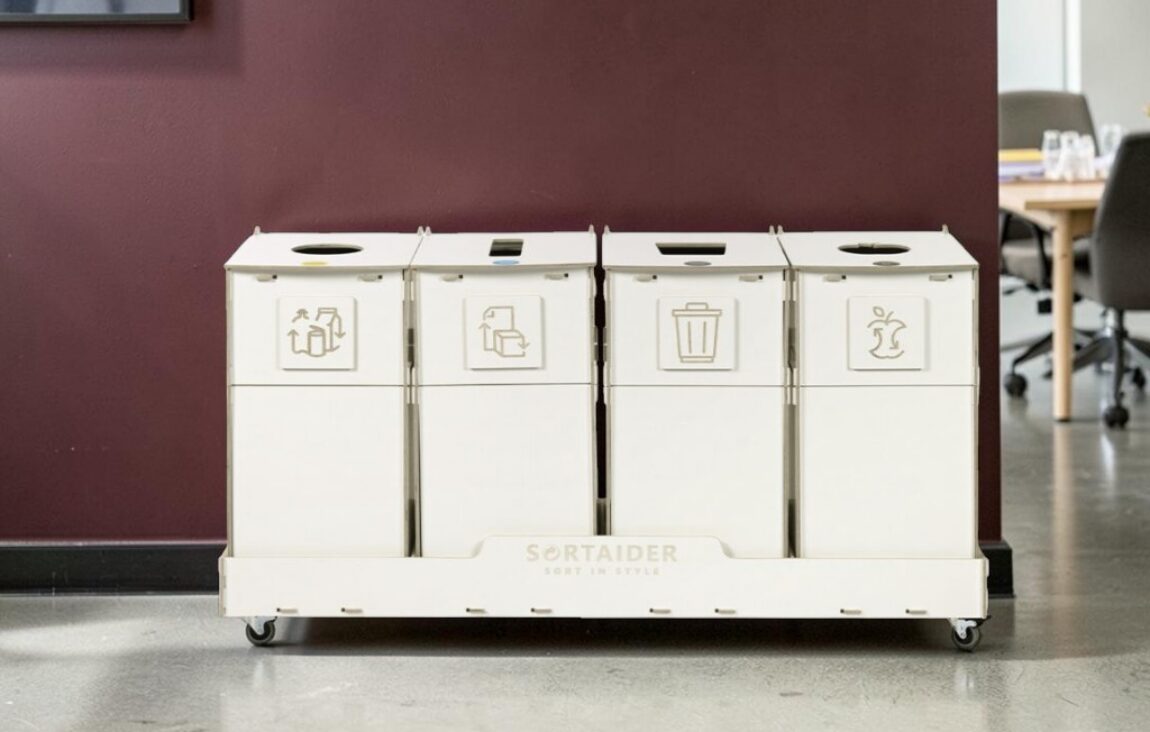 Client Meeting Room Recycling Bin for Waste Sorting in client meeting rooms, presentation rooms and consultation spaces.