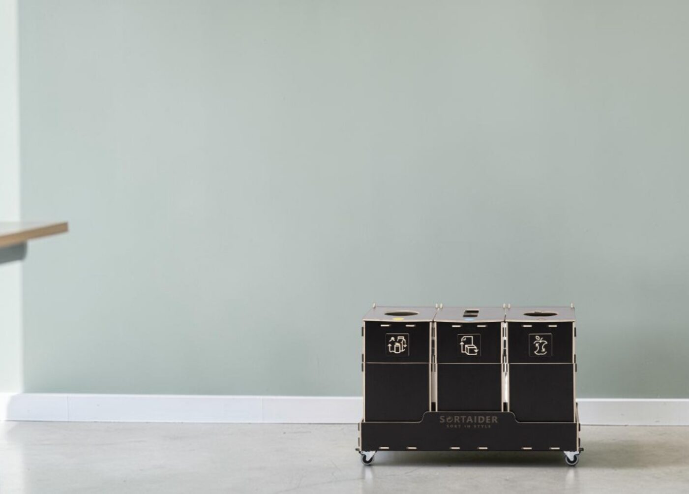 Commercial Office Recycling Bin for Waste Sorting in commercial offices, work areas and business premises.