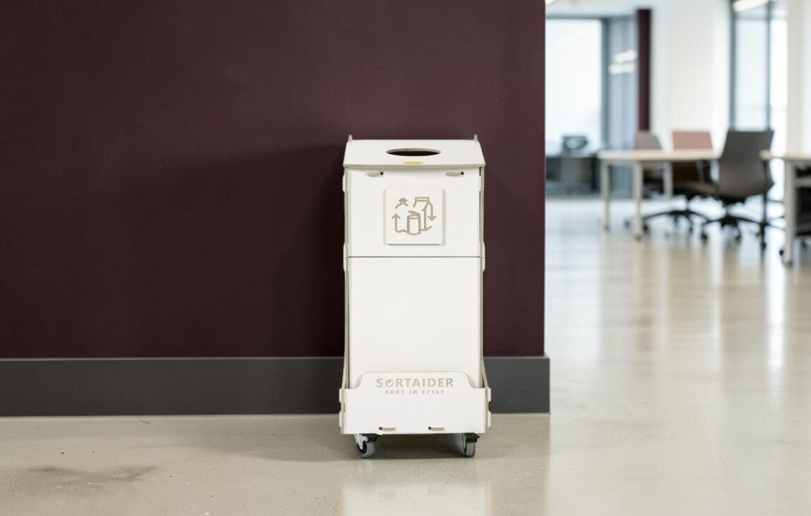 Corporate Office Recycling Bin for Waste Sorting in corporate offices, headquarters and professional workplaces.