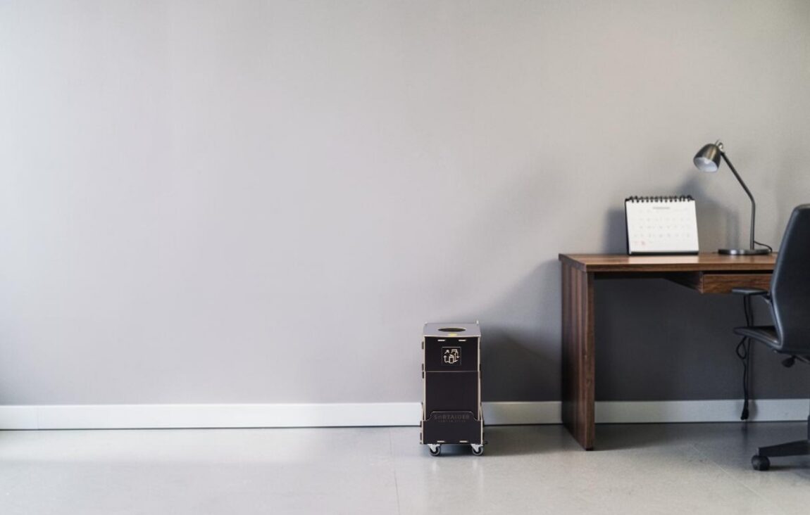 Desk Recycling Bin for efficient waste sorting at individual desks, workstations and professional office environments.