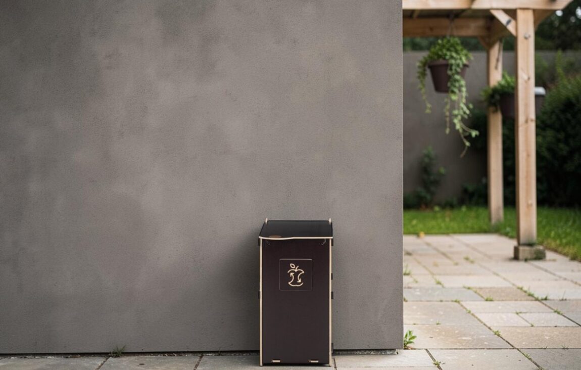 Garden Waste Bin for Waste Collection in gardens, yards, patios and other outdoor environments.