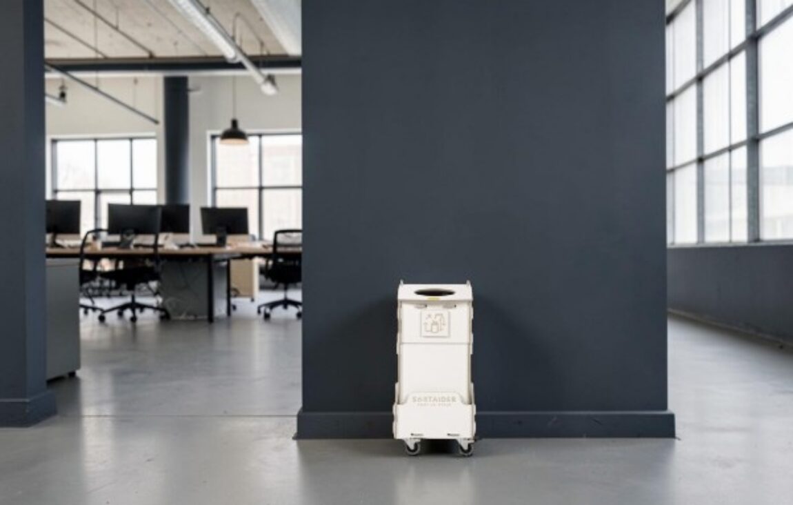 IT Office Recycling Bin for efficient waste sorting in IT departments, technology offices and professional workspaces.