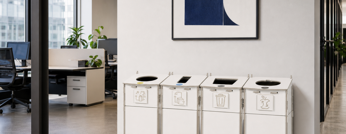 Office recycling station