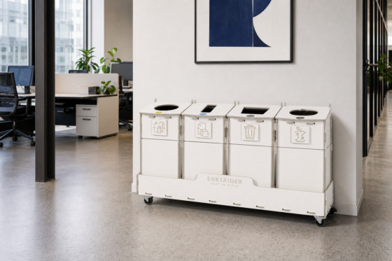 Office recycling station