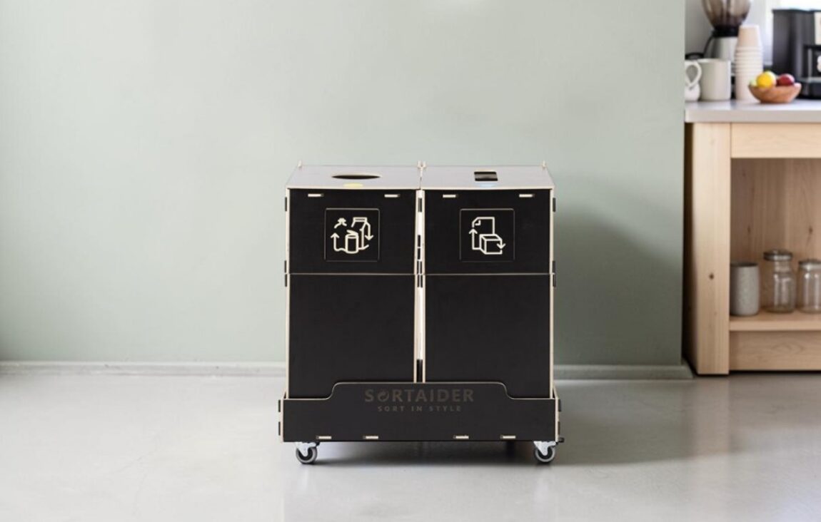 Office Pantry Recycling Bin for Waste Sorting in office pantries, staff kitchens and break areas.
