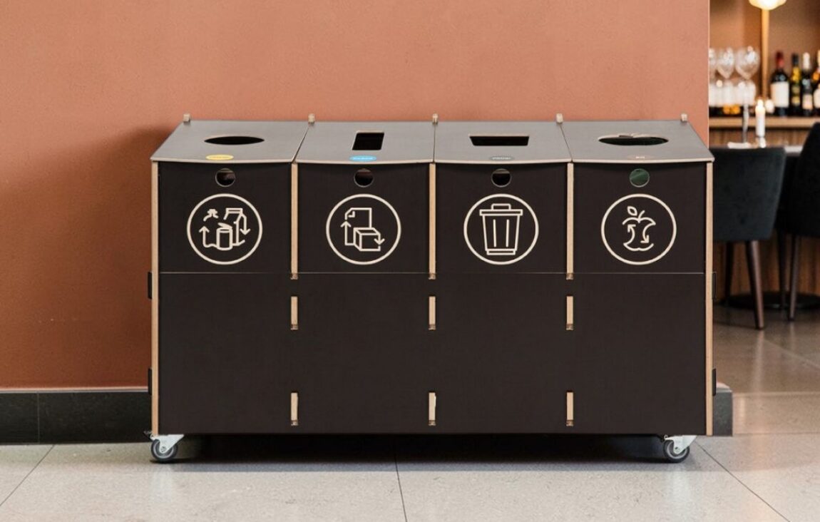 Restaurant Recycling Bin for Waste Sorting in modern restaurants and hospitality environments.
