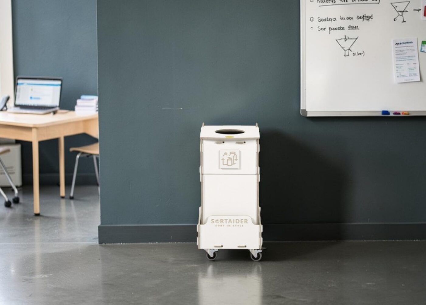 Sales Office Recycling Bin for Waste Sorting in sales offices, account management teams and commercial workspaces.