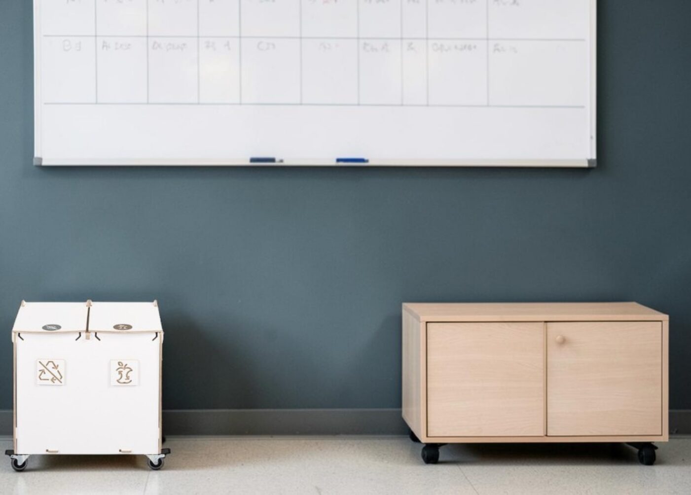 Staff Room Recycling Bin for Waste Sorting in staff rooms, teacher lounges and school break areas.
