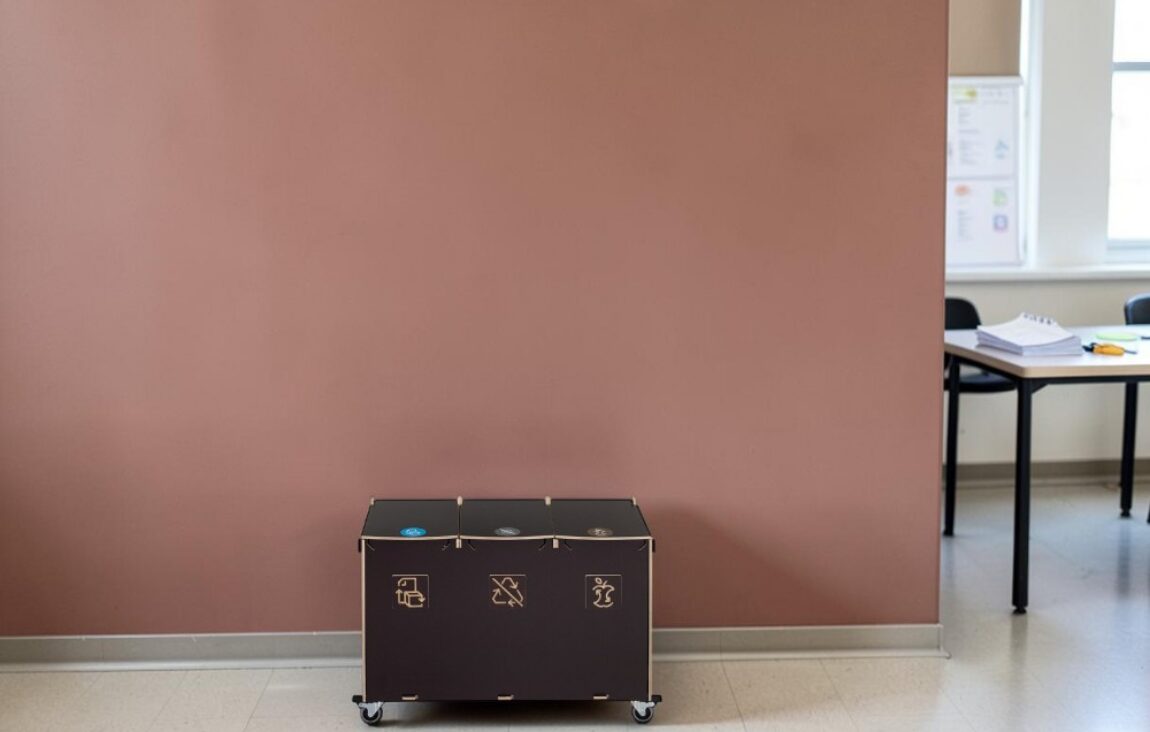 Teachers' Lounge Recycling Bin for Waste Sorting in teachers' lounges, school staff areas and education facilities.