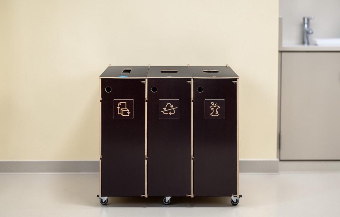 Treatment Room Recycling Bin for Waste Sorting in treatment rooms and healthcare facilities.