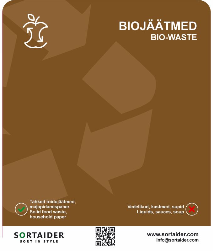 Sorteerimisjuhend - biojäätmed