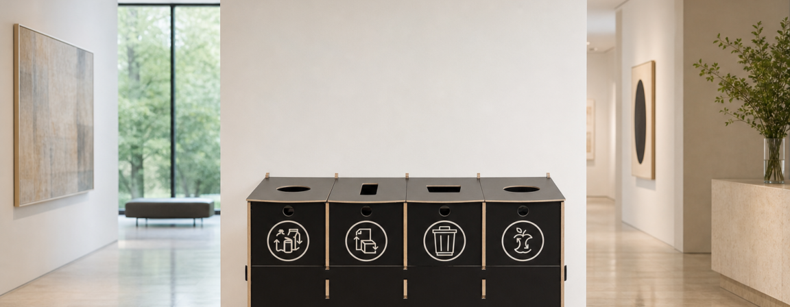Gallery recycling station