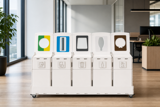 Office recycling station