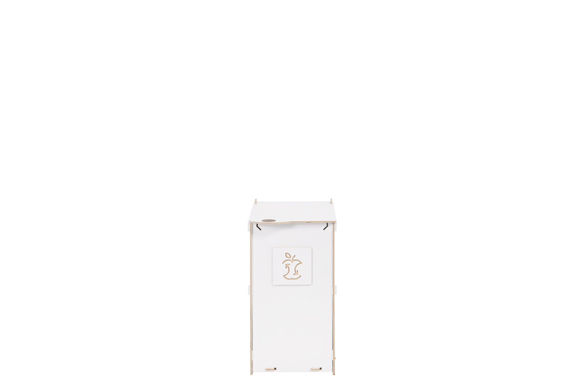 Cestino per rifiuti Sort 1 × 40 l bianco