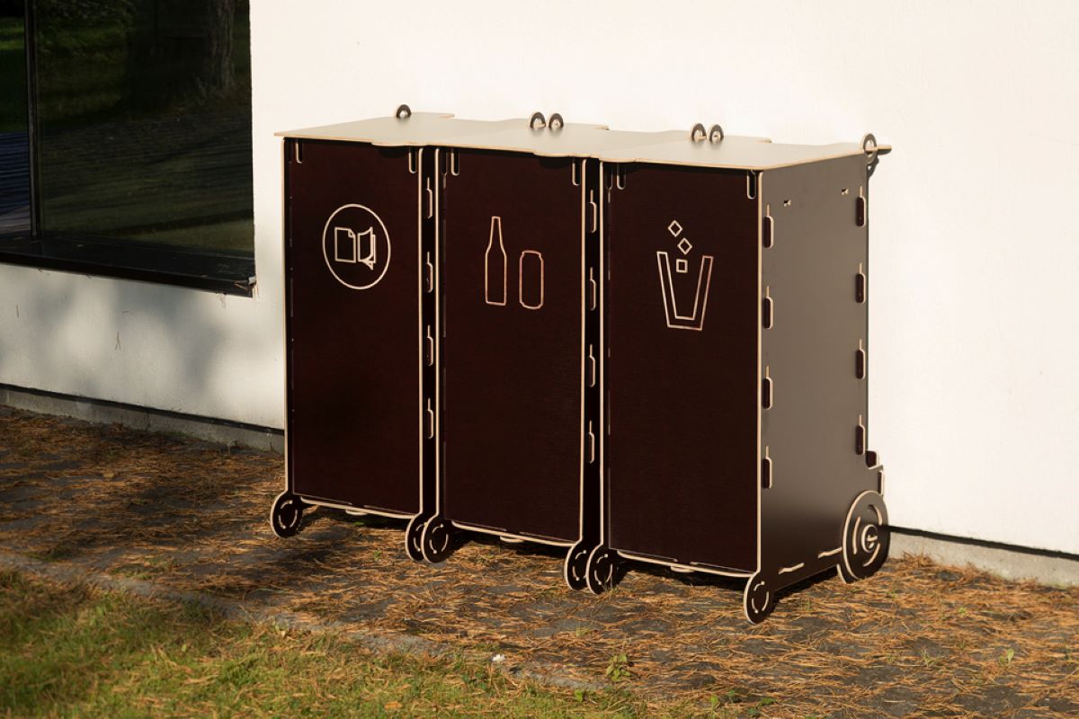 Poubelles d’extérieur pour différents types de déchets – BOKU Estonie