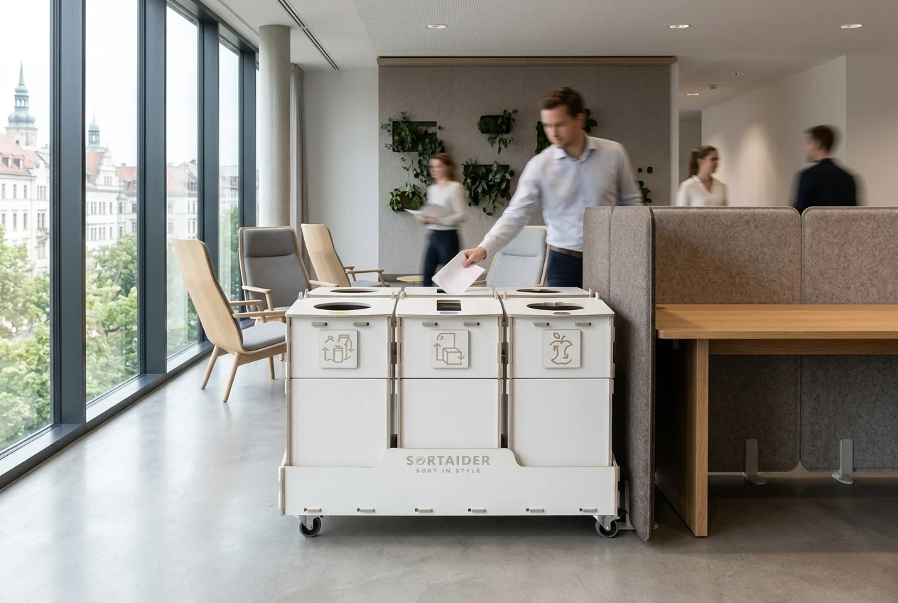 Stacja segregacji Sorter z logo firmy