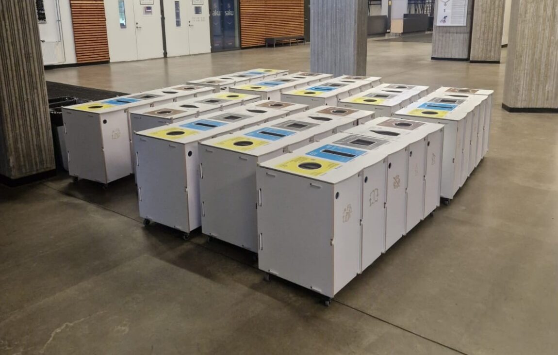 Tri sélectif dans les espaces de bureau partagés – Ville d’Helsinki