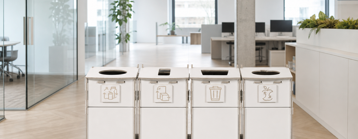 Circular office sorting station