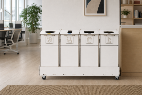 Sorter station in office