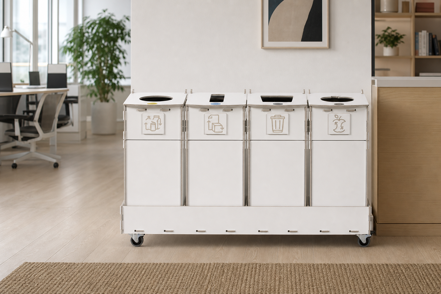 Sorter-lajitteluasema toimistossa